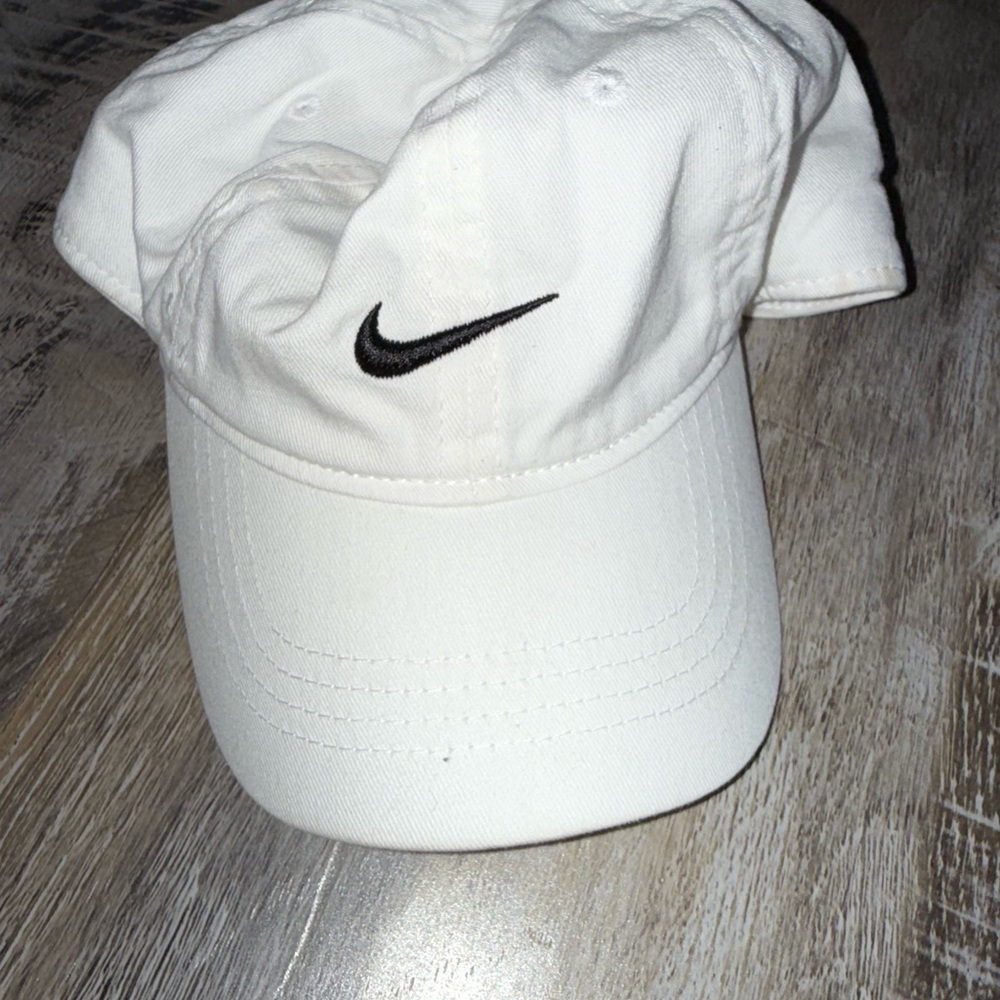 Nike Classic White Hat with Black Swoosh